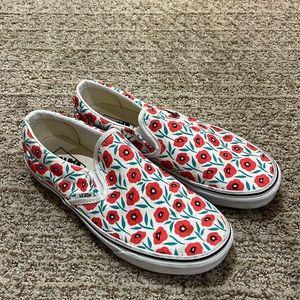 Women’s Van Slip Ons Floral Print